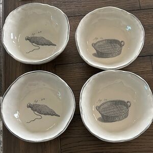 Anthropologie HRLM Farmhouse Bowls